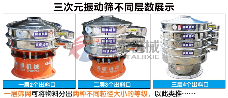 味精振動篩不同層數(shù)展示