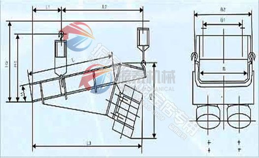 電機振動給料機外形圖